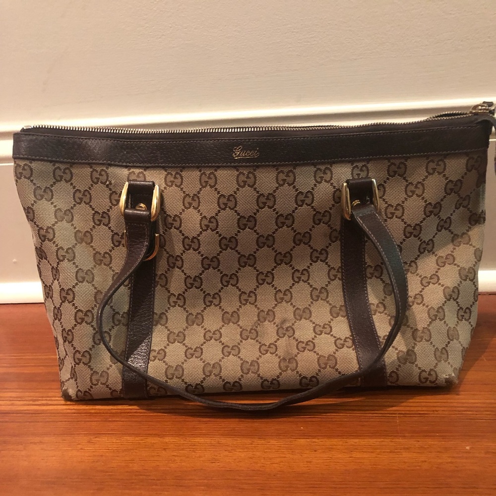 GUCCI Monogram Tote Bag